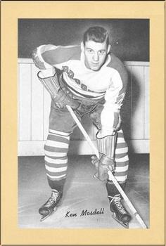 1934-43 Bee Hive Hockey Photos (Group 1) #NNO Ken Mosdell Front