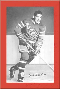 1934-43 Bee Hive Hockey Photos (Group 1) #NNO Gord Davidson Front