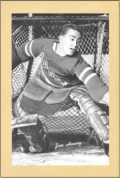 1934-43 Bee Hive Hockey Photos (Group 1) #NNO Jim Henry Front