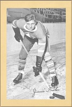 1934-43 Bee Hive Hockey Photos (Group 1) #NNO Jimmie Fowler Front