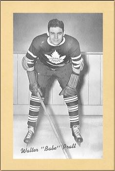 1934-43 Bee Hive Hockey Photos (Group 1) #NNO Walter (Babe) Pratt Front