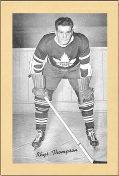 1934-43 Bee Hive Hockey Photos (Group 1) #NNO Rhys Thompson Front
