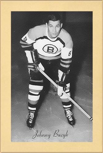 1944-64 Bee Hive Hockey Photos (Group 2) #NNO Johnny Bucyk Front