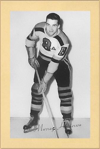 1944-64 Bee Hive Hockey Photos (Group 2) #NNO Murray Henderson Front