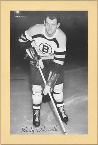 1944-64 Bee Hive Hockey Photos (Group 2) #NNO Rudy Horvath Front