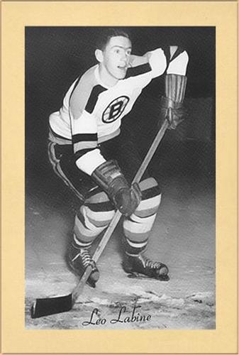 1944-64 Bee Hive Hockey Photos (Group 2) #NNO Leo Labine Front