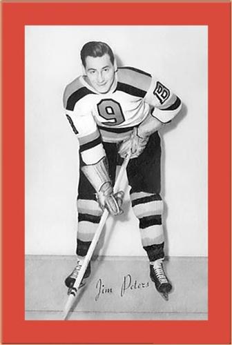 1944-64 Bee Hive Hockey Photos (Group 2) #NNO Jim Peters Front