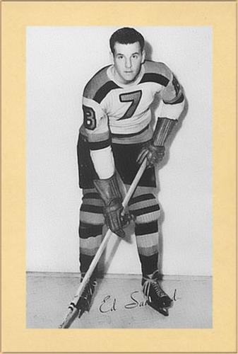1944-64 Bee Hive Hockey Photos (Group 2) #NNO Ed Sandford Front