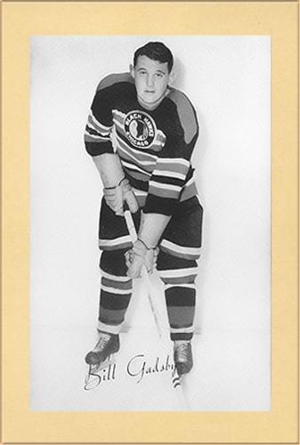 1944-64 Bee Hive Hockey Photos (Group 2) #NNO Bill Gadsby Front