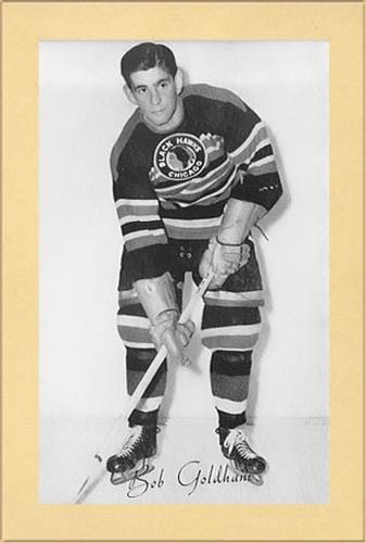 1944-64 Bee Hive Hockey Photos (Group 2) #NNO Bob Goldham Front