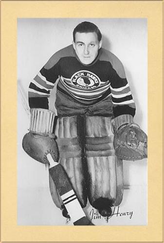 1944-64 Bee Hive Hockey Photos (Group 2) #NNO Jim Henry Front