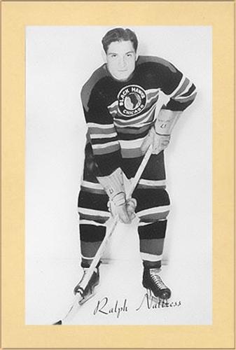 1944-64 Bee Hive Hockey Photos (Group 2) #NNO Ralph Nattrass Front