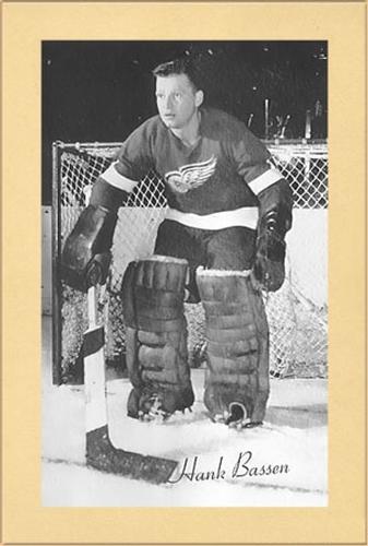 1944-64 Bee Hive Hockey Photos (Group 2) #NNO Hank Bassen Front