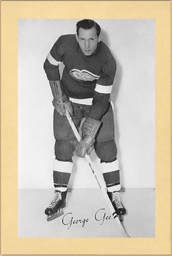1944-64 Bee Hive Hockey Photos (Group 2) #NNO George Gee Front