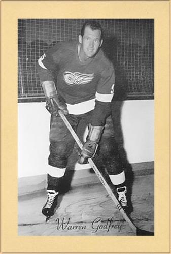 1944-64 Bee Hive Hockey Photos (Group 2) #NNO Warren Godfrey Front