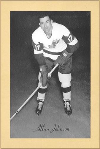 1944-64 Bee Hive Hockey Photos (Group 2) #NNO Allan Johnson Front