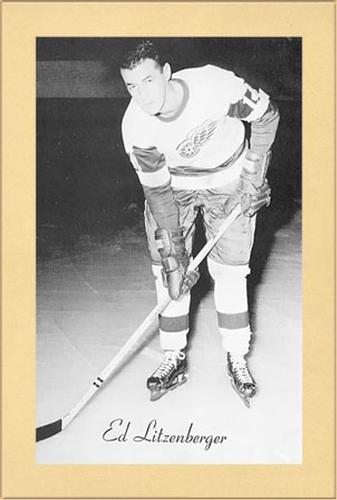 1944-64 Bee Hive Hockey Photos (Group 2) #NNO Ed Litzenberger Front