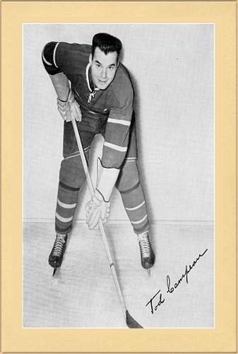 1944-64 Bee Hive Hockey Photos (Group 2) #NNO Tod Campeau Front