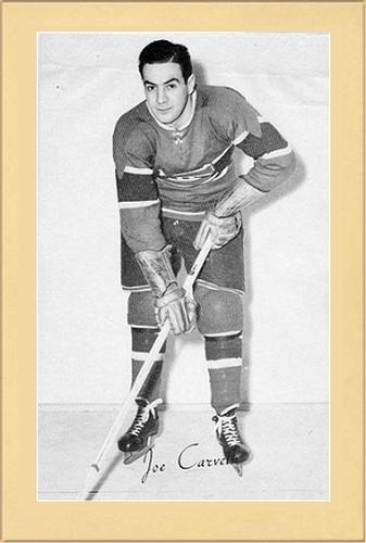 1944-64 Bee Hive Hockey Photos (Group 2) #NNO Joe Carveth Front