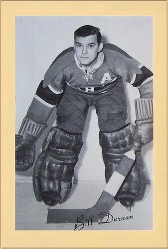 1944-64 Bee Hive Hockey Photos (Group 2) #NNO Bill Durnan Front