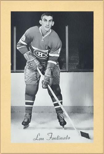 1944-64 Bee Hive Hockey Photos (Group 2) #NNO Lou Fontinato Front