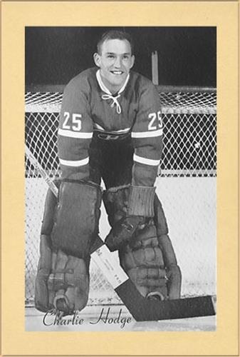 1944-64 Bee Hive Hockey Photos (Group 2) #NNO Charlie Hodge Front