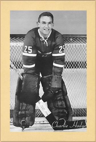 1944-64 Bee Hive Hockey Photos (Group 2) #NNO Charlie Hodge Front