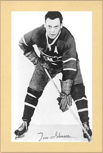 1944-64 Bee Hive Hockey Photos (Group 2) #NNO Tom Johnson Front