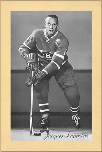 1944-64 Bee Hive Hockey Photos (Group 2) #NNO Jacques Laperriere Front