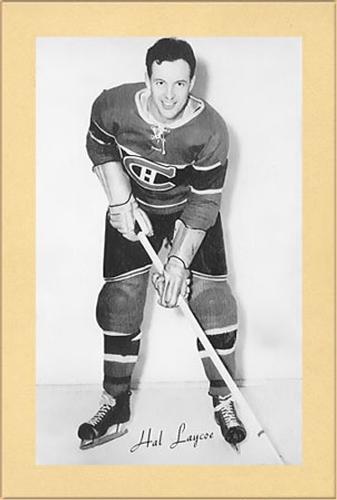 1944-64 Bee Hive Hockey Photos (Group 2) #NNO Hal Laycoe Front