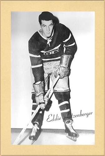 1944-64 Bee Hive Hockey Photos (Group 2) #NNO Eddie Litzenberger Front