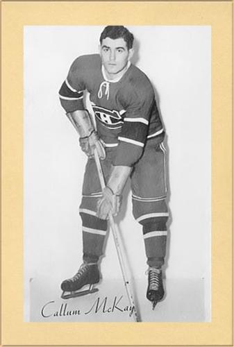 1944-64 Bee Hive Hockey Photos (Group 2) #NNO Calum MacKay Front