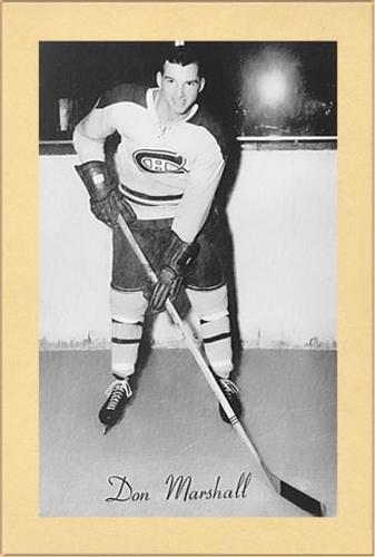 1944-64 Bee Hive Hockey Photos (Group 2) #NNO Don Marshall Front