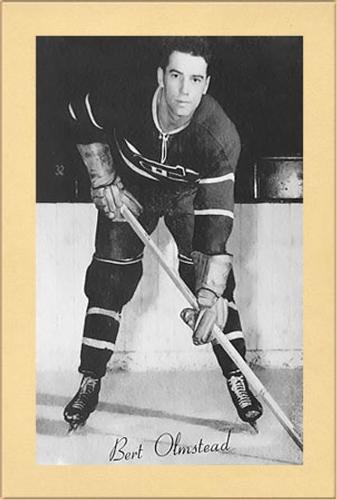 1944-64 Bee Hive Hockey Photos (Group 2) #NNO Bert Olmstead Front