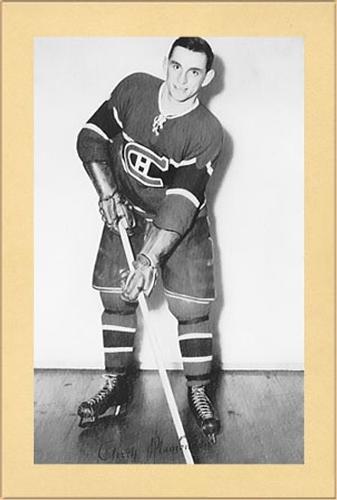 1944-64 Bee Hive Hockey Photos (Group 2) #NNO Gerry Plamondon Front