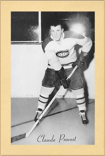 1944-64 Bee Hive Hockey Photos (Group 2) #NNO Claude Provost Front