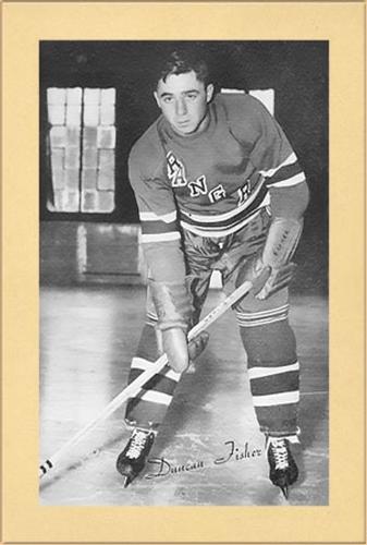 1944-64 Bee Hive Hockey Photos (Group 2) #NNO Duncan Fisher Front