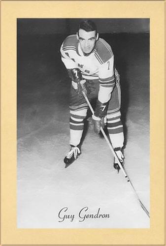1944-64 Bee Hive Hockey Photos (Group 2) #NNO Jean-Guy Gendron Front