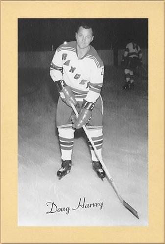 1944-64 Bee Hive Hockey Photos (Group 2) #NNO Doug Harvey Front