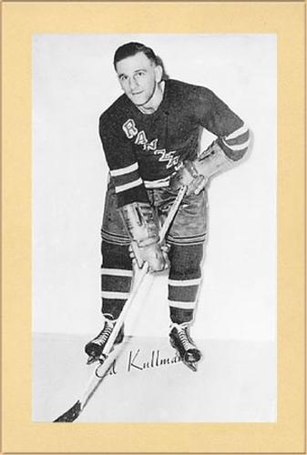1944-64 Bee Hive Hockey Photos (Group 2) #NNO Ed Kullman Front
