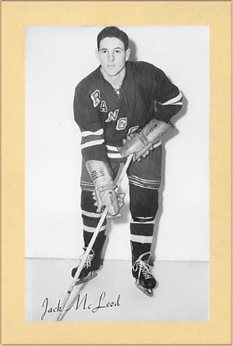 1944-64 Bee Hive Hockey Photos (Group 2) #NNO Jack McLeod Front