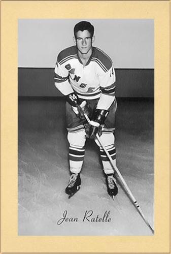 1944-64 Bee Hive Hockey Photos (Group 2) #NNO Jean Ratelle Front