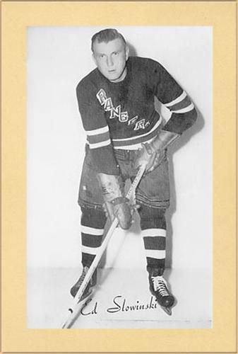 1944-64 Bee Hive Hockey Photos (Group 2) #NNO Ed Slowinski Front