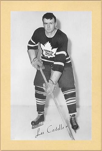 1944-64 Bee Hive Hockey Photos (Group 2) #NNO Les Costello Front