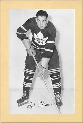 1944-64 Bee Hive Hockey Photos (Group 2) #NNO Bob Dawes Front