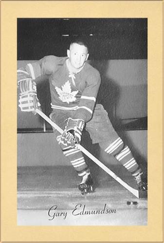 1944-64 Bee Hive Hockey Photos (Group 2) #NNO Garry Edmundson Front