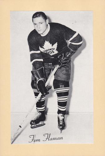 1944-64 Bee Hive Hockey Photos (Group 2) #NNO Fern Flaman Front