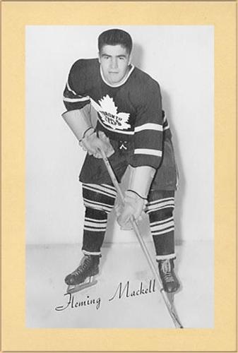 1944-64 Bee Hive Hockey Photos (Group 2) #NNO Fleming Mackell Front