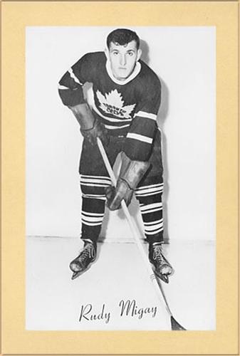 1944-64 Bee Hive Hockey Photos (Group 2) #NNO Rudy Migay Front