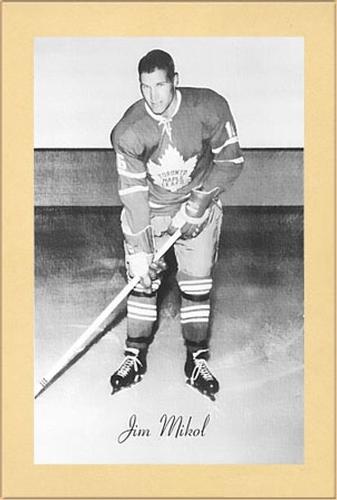 1944-64 Bee Hive Hockey Photos (Group 2) #NNO Jim Mikol Front